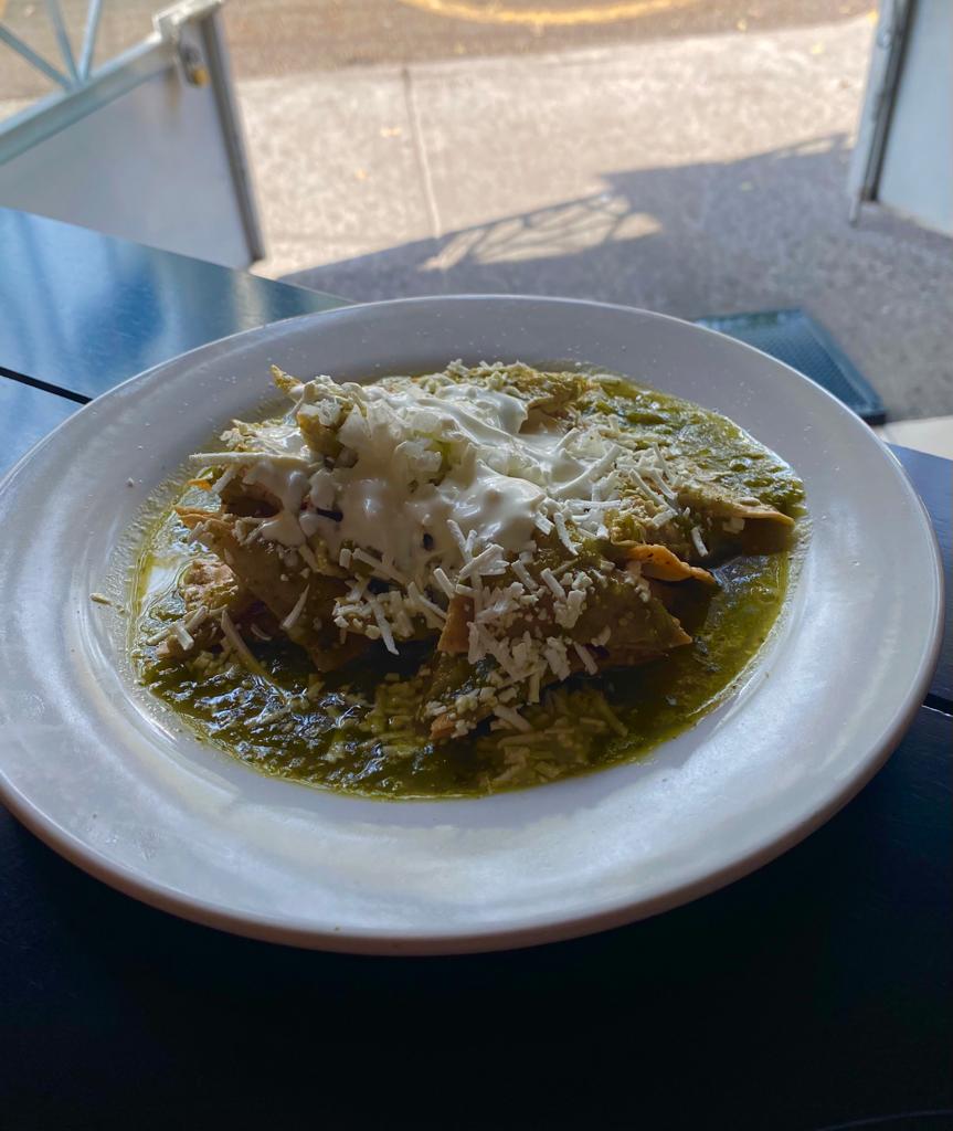 Chilaquiles del restaurante