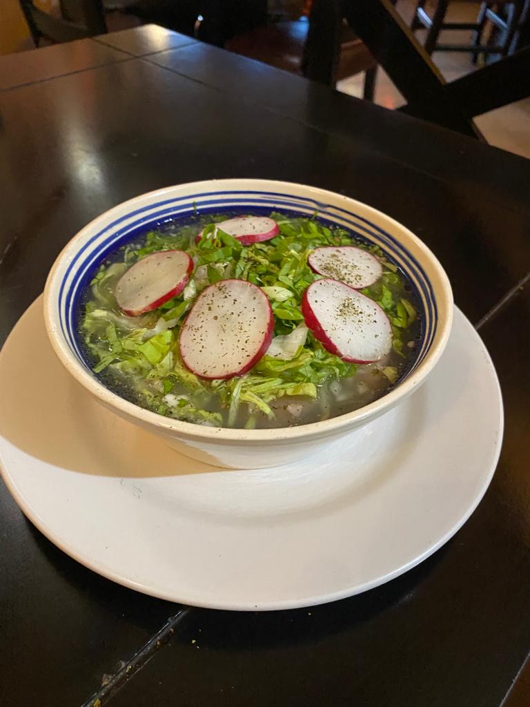 Pozole en El Rincón Mexica